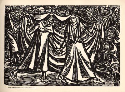 The Transformations of God - 4 - Dance of Death by Ernst Barlach